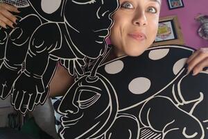 L'arte di Elisa Tamburrini a "Solo per una notte", Lido di Camaiore, sabato 13 giugno
