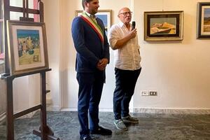 Dal Marocco alla Toscana, le pitture di Magazzini all&#039;ex Municipio di Pietrasanta