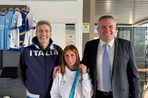 L'ex schermidore Gabriele Magni alla palestra HRE Sport Hub dell'Hotel Esplanade di Viareggio