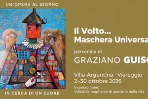 A Villa Argentina si inaugura "Il volto... maschera universale", la mostra personale di Graziano Guiso