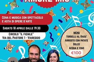 Convegno filatelico e cena con spettacolo WikiCarnevaleViareggio, sabato 18 aprile