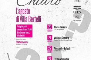 Pronta a partire la rassegna &quot;Forte e chiaro&quot; a Villa Bertelli condotta da Stefano Zurlo. Primo incontro con Marco Talarico LMDV Capital