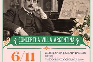 Musica in Villa: omaggio a Giacomo Puccini il 6 novembre