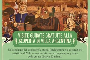 Visite in Villa: Villa Argentina apre le porte e svela i suoi segreti: sabato 31 ottobre una nuova visita guidata gratuita