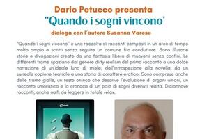 &quot;Quando i sogni vincono&quot; di Dario Petucco alla rassegna Libri a Palazzo a Seravezza il 30 luglio
