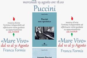 Luigi Nicolini racconta Puccini attraverso due suoi libri allo spazio d'arte il Bagatto