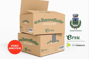 Seravezza: torna il riciclo-kit &quot;Un sacco bello&quot; di Ersu. Dal 1° al 27 settembre la consegna della fornitura annuale