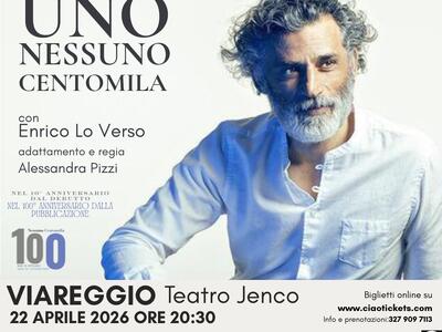 "Uno Nessuno Centomila" a Viareggio, Teatro Jenco 22 Aprile