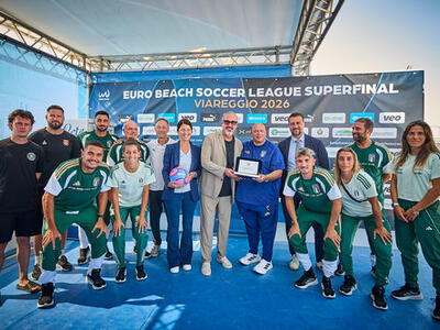 Europei di beach soccer, Viareggio pronta alla sfida: in campo 18 nazionali per le Superfinal