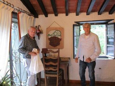 Vezzoni: Inaugurate le due terracotte di Alberto Bitossi al Piccolo Lencio Meo / Torrente Mulina pieno di schiuma / Tre comunali percorse in bicicletta