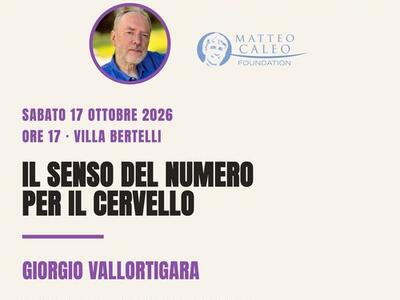 "Il senso del numero per il cervello": secondo appuntamento con la rassegna Neuroscienze in villa a Villa Bertelli, sabato 17 ottobre