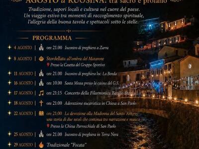 Vezzoni: "Bicentenario della Madonna del Santo Amore: a Ruosina sta per iniziare un mese di eventi religiosi e popolari"