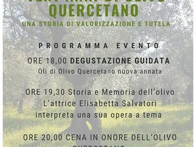 Slow Food &quot;Terre Medicee e Apuane&quot;: Vent&#039;anni di olivo Quercetano