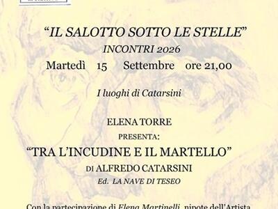 Tra l'incudine e il martello: al "Circolo Il fienile" di Viareggio la presentazione del libro di Catarsini
