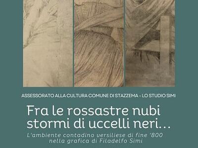 &quot;Fra le rossastre nubi - stormi di uccelli neri...&quot;: a Cardoso una mostra di grafiche dedicata all&#039;ambiente contadino versiliese di fine Ottocento nelle opere di Filadelfo Simi, domenica 16 dicembre