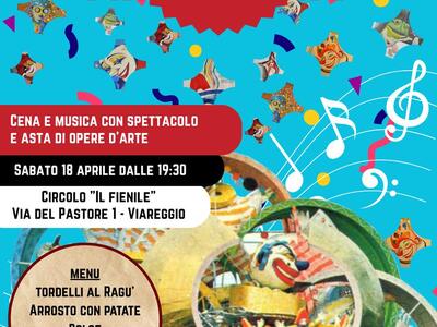 Convegno filatelico e cena con spettacolo WikiCarnevaleViareggio, sabato 18 aprile