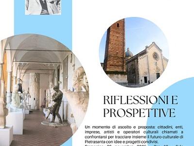 Pietrasanta e la Cultura: Riflessioni e Prospettive. Domenica 30 novembre, Sala dell&#039;Annunziata, Chiostro di Sant&#039;Agostino, dalle 10 alle 13