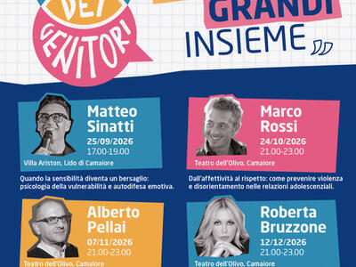 Camaiore, Scuola dei Genitori 2026: quattro incontri per la seconda edizione del format
