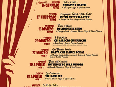Teatro Vittoria Manzoni di Massarosa: “Tutti a Teatro!” (3ª edizione) 27 febbraio-8 maggio