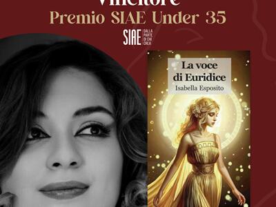 PLC 2025, Isabella Esposito vince il Premio SIAE Under 35 con &quot;La voce di Euridice&quot;