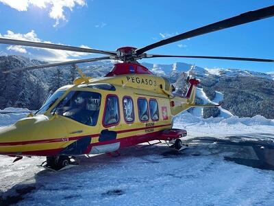 Quattro medici del servizio di elisoccorso Pegaso 3 in missione alle Olimpiadi invernali di Milano-Cortina 2026 