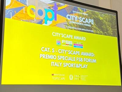 Lo Stadio Dei Pini “Torquato Bresciani”di Viareggio vince il Premio Speciale Fsb Forum Italy Sport&Play