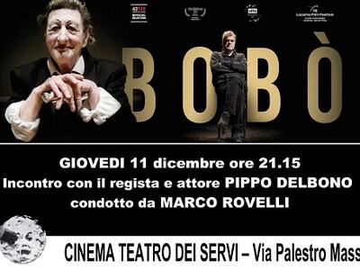 Il regista e attore Pippo Delbono presenta il suo film &quot;Bobò&quot;&#039; al Cinema dei Servi di Massa, giovedì 11 dicembre