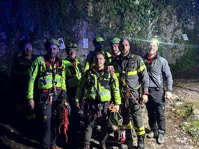 Soccorso Alpino e Speleologico Toscano salva ragazza precipitata per 6 metri durante un'arrampicata a Candalla