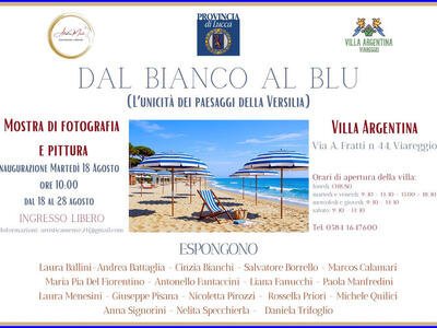 Villa Argentina, ‘Dal bianco al blu’: la Versilia raccontata attraverso la fotografia e la pittura