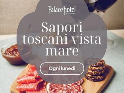 Hotel Palace Viareggio: sulla terrazza "Sapori toscani vista mare", Inaugurazione lunedì 25 maggio alle 18,30