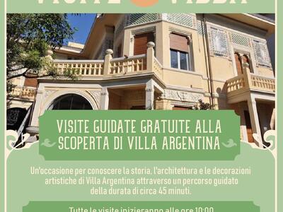 Villa Argentina, un tesoro da riscoprire: la Provincia organizza “Visite in Villa”, ciclo di tour guidati gratuiti