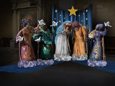 Il Carnevale di Viareggio interpreta il presepe. Natività innovativa nel Duomo di Lucca firmata dal Carnevale di Viareggio