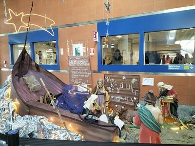 All'ospedale Versilia un presepe che illumina il cuore e parla di speranza