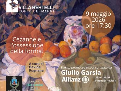 "Cézanne e l'ossessione della forma". Conferenza dello storico dell'arte e scrittore Davide Pugnana. Sabato 9 maggio ore 17.30 Villa Bertelli