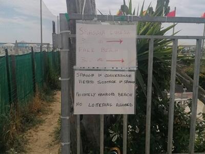 A Viareggio cartelli fai da te senza il timbro del comune: la segnalazione di Grandi di Itlia Nostra Versiliaa