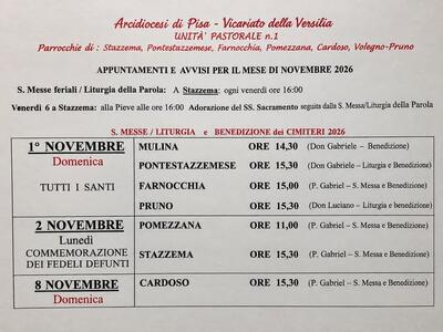 Vezzoni: Cerimonia dei defunti, a Mulina basta la benedizione