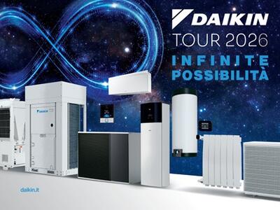 Il Daikin Tour 2026 arriva a Lido di Camaiore: mercoledì 1° aprile l'evento gratuito formativo dedicato a progettisti e installatori