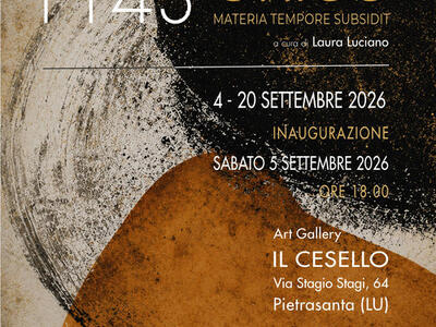 Mostra "PY43 · Órigo" di Andrea Benetti a Pietrasanta dal 4 al 20 settembre