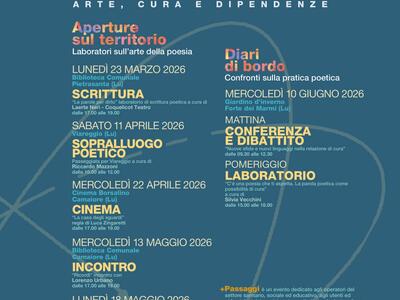 In Versilia al via "+Passaggi 4": l’arte e la poesia come strumenti di cura e riabilitazione nelle dipendenze