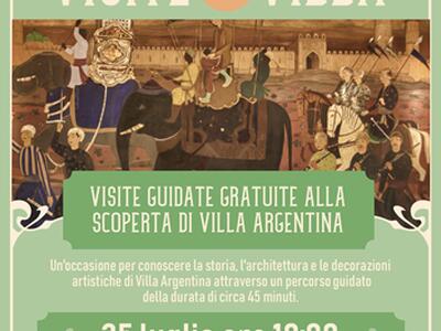 "Visite in Villa": nuovo appuntamento per scoprire la storia e il Liberty di Villa Argentina, sabato 25 luglio