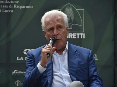 “Grandi toscani”. Il presidente della Regione Toscana Eugenio Giani al Caffè della Versiliana, mercoledì 12 agosto