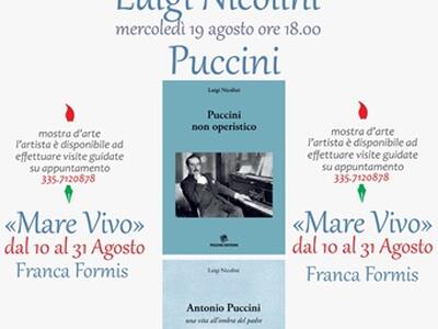 Luigi Nicolini racconta Puccini attraverso due suoi libri allo spazio d'arte il Bagatto