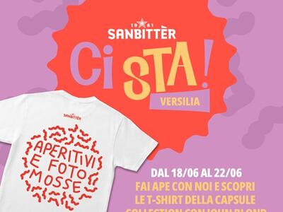 La Versilia accoglie il “Ci sta tour” di Sanbittèr, 18-22 giugno