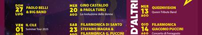 Giovanni Caccamo, Paolo Belli, Bobby Solo, Mario Lavezzi, Gino Castaldo & Paola Turci ed Enrico Ruggeri tra i protagonisti di Camaiore Estate 2025