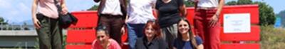 Inaugurata dal Consorzio di Bonifica la panchina rossa gigante contro la violenza sulle donne