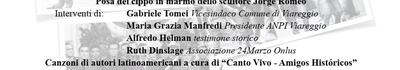 "Viareggio ricorda i 50 anni dal Golpe civico - militare in Argentina", iniziative 22 e 24 marzo
