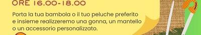 Seravezza: &quot;La sartoria delle bambole e dei peluches&quot; a Palazzo Mediceo, sabato 8 novembre