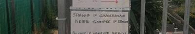 A Viareggio cartelli fai da te senza il timbro del comune: la segnalazione di Grandi di Itlia Nostra Versiliaa