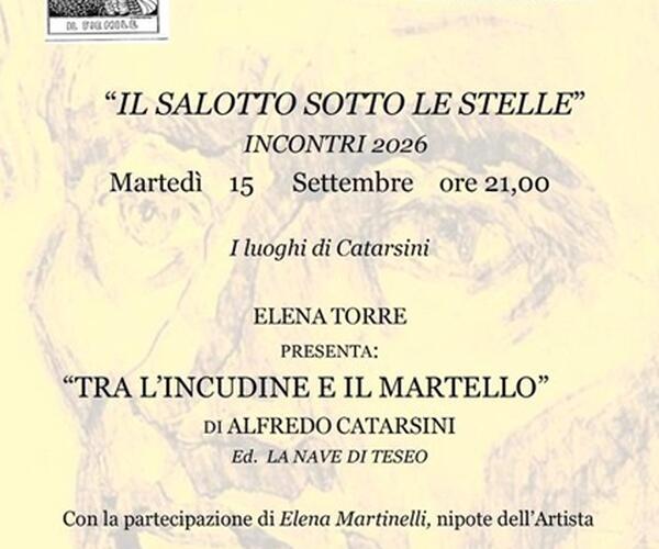 Tra l'incudine e il martello: al "Circolo Il fienile" di Viareggio la presentazione del libro di Catarsini