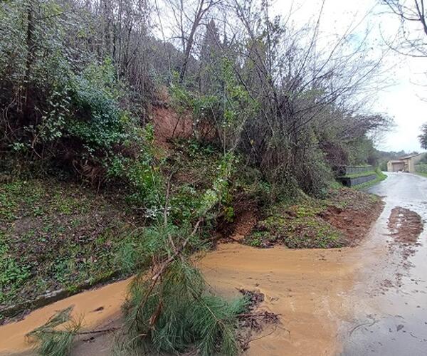 Camaiore: aggiornamento post ondata di maltempo. Due smottamenti a Metato